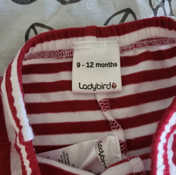 Ladybird Christmas Reindeer Baby Outfit with Hood - Picture 6 of 7